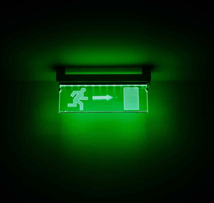 LED exit signs