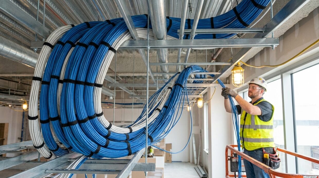 calculating commercial network cabling cost per drop