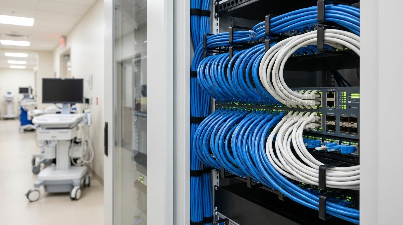 evaluating the roi of upgrading to cat6a in high traffic medical facilities